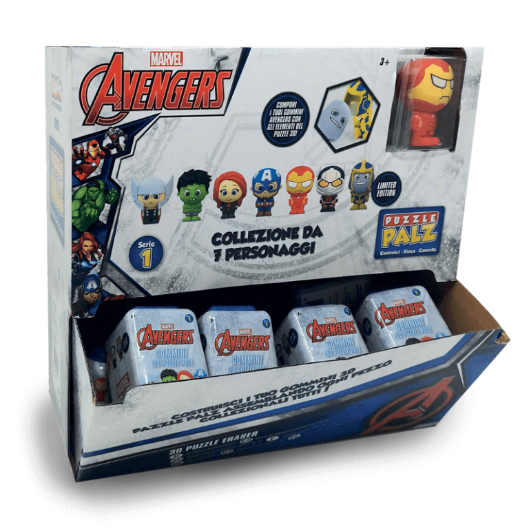 Marvel Puzzle Palz 3D Avengers superheroes toys Cicaboom